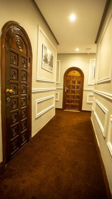 Elegant hallway at Hotel De Paris Casablanca