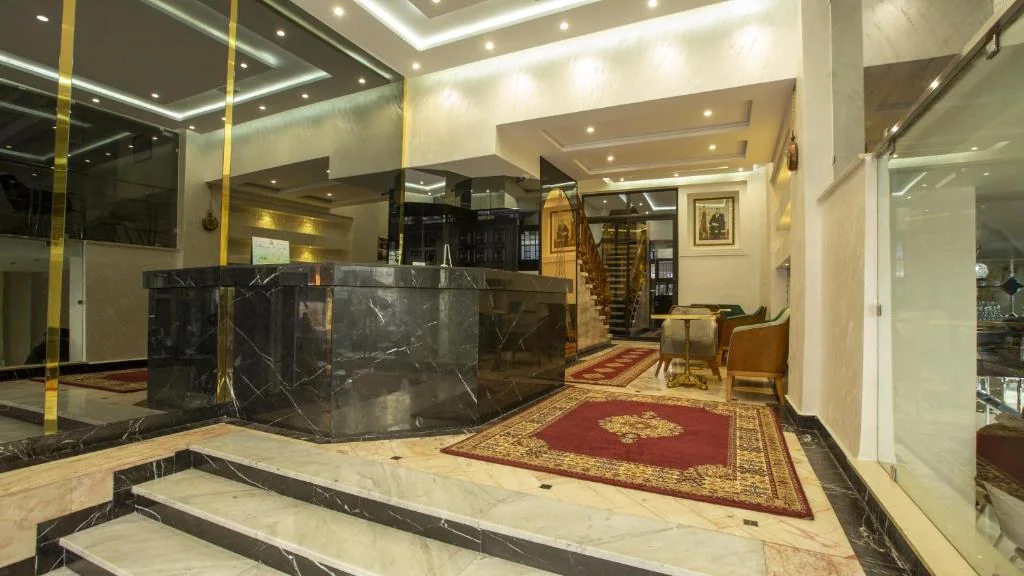 Reception and lobby at Hotel De Paris Casablanca